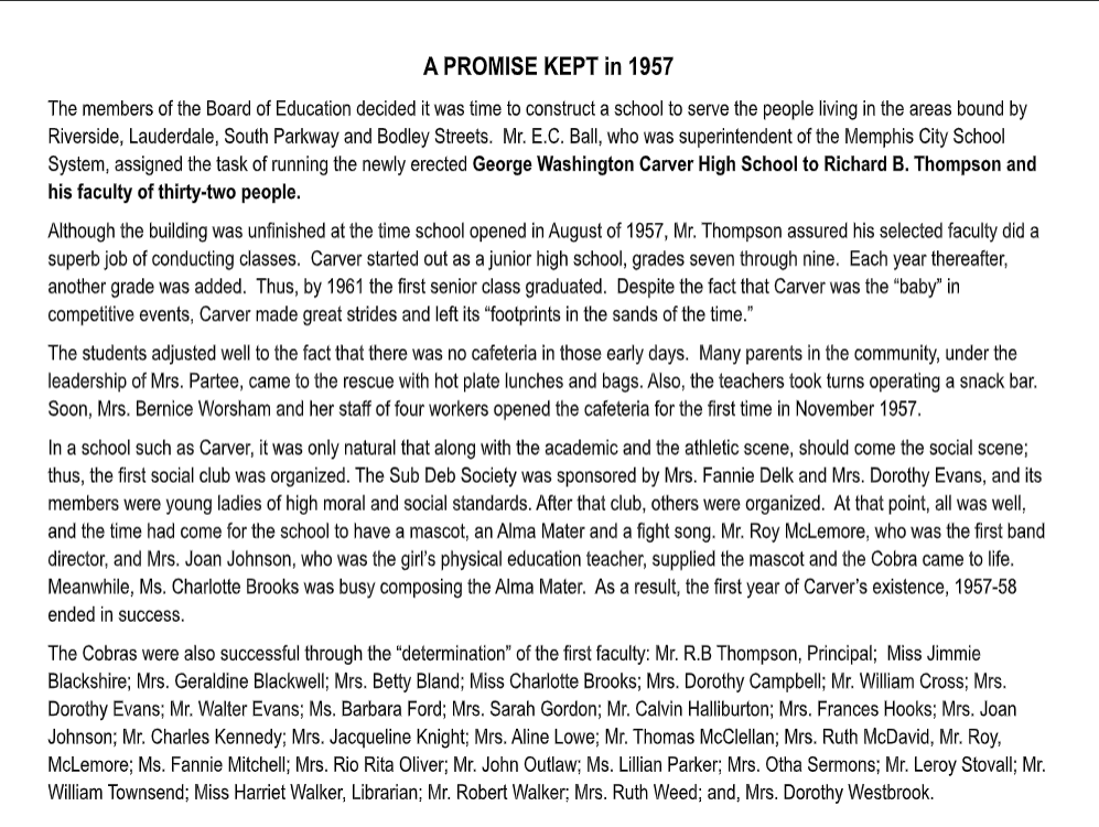 A Promise Kept in 1957